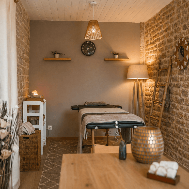 cabinet naturopathie salle de soin bien-être massage détente à Niort